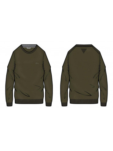 Sweter Męski Guess Khaki