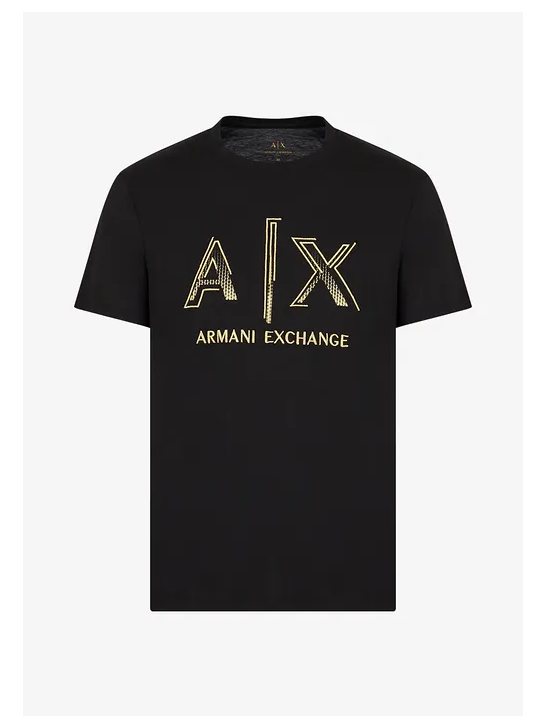 T-shirt Męski Armani Exchange Czarny