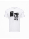 T-shirt Męski Armani Exchange Biały