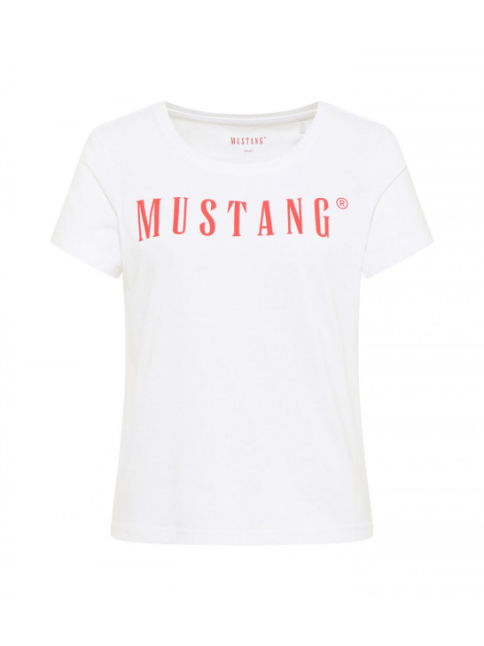 T-shirt Damski Mustang Biały
