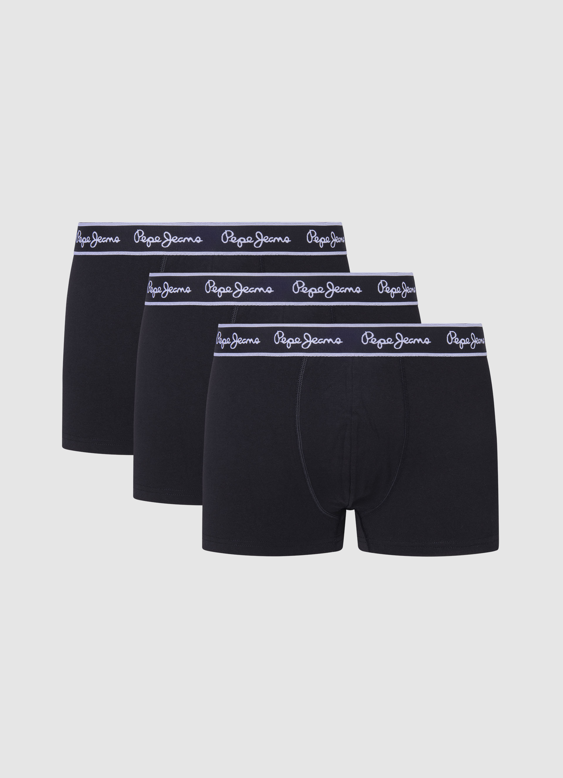 Bokserki Męskie 3-Pack Pepe Jeans Czarny