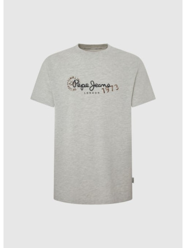 T-Shirt Męski Pepe Jeans Szary