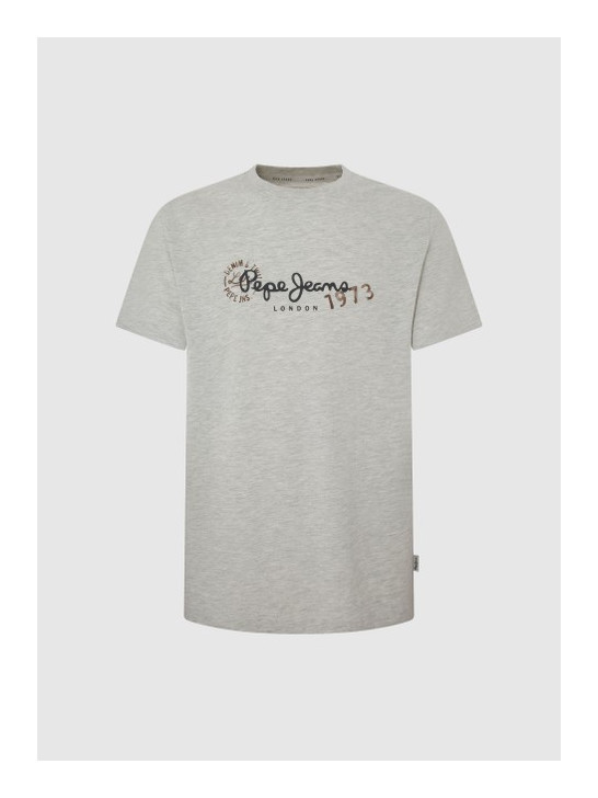 T-Shirt Męski Pepe Jeans Szary