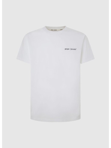 T-Shirt Męski Pepe Jeans Biały
