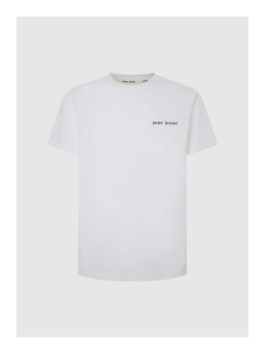 T-Shirt Męski Pepe Jeans Biały