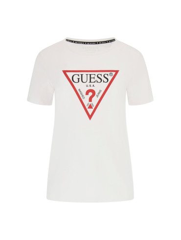 T-Shirt Damski Guess Biały