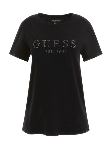T-Shirt Damski Guess Czarny