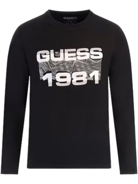 Longsleeve Męski Guess Czarny