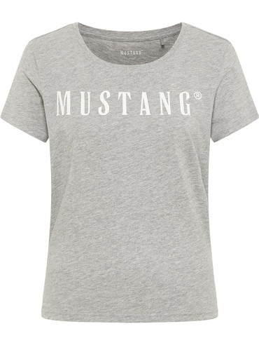 T-Shirt Damski Mustang Szary