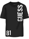 T-Shirt Męski Guess Czarny