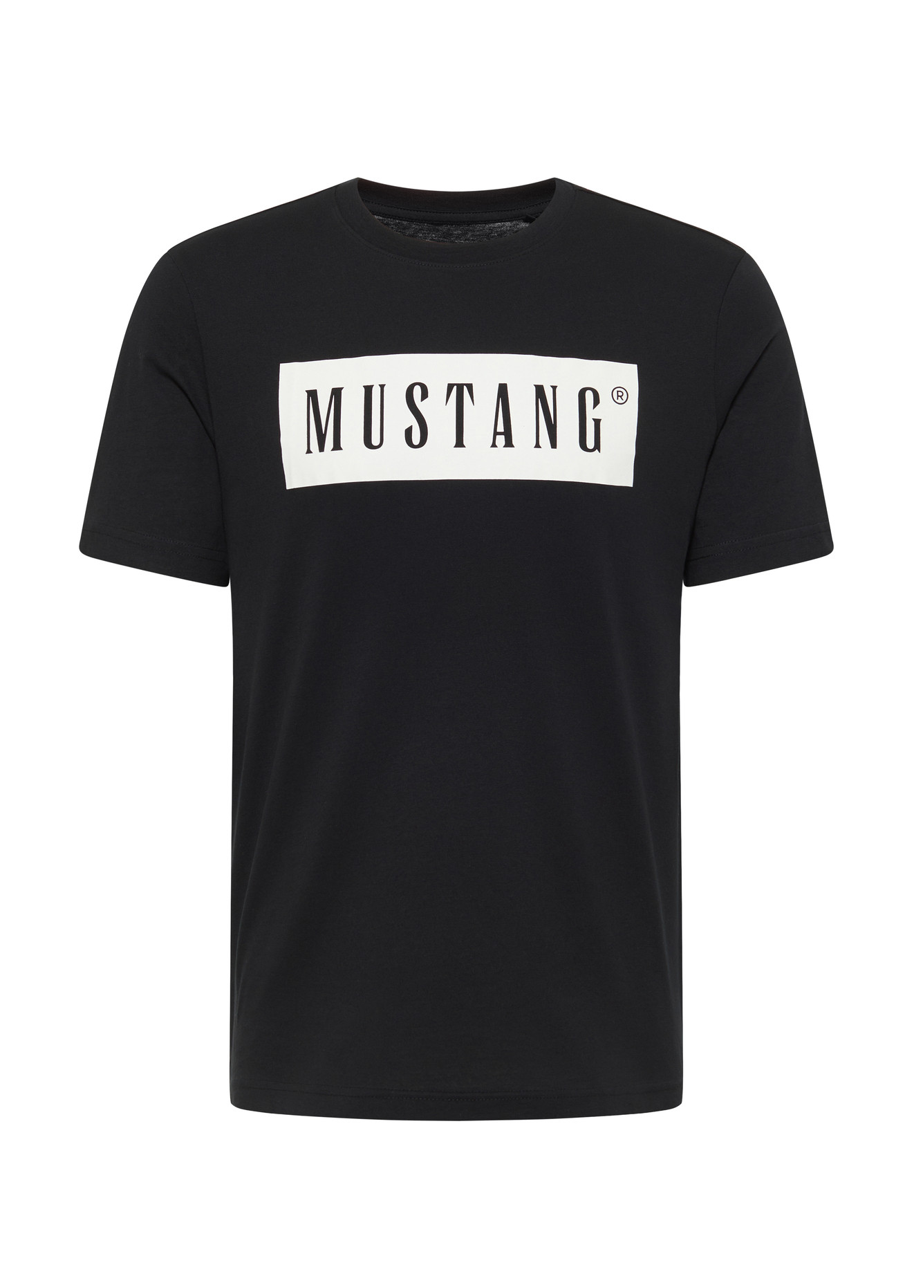 T-Shirt Męski Mustang Czarny