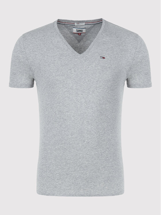 T-Shirt Męski Tommy Jeans Szary