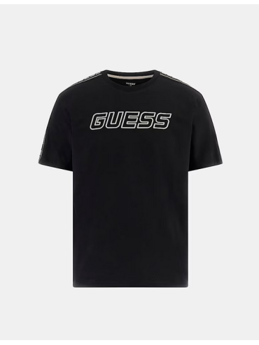 T-Shirt Męski Guess Czarny