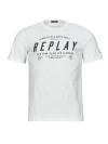 T-Shirt Męski Replay Biały