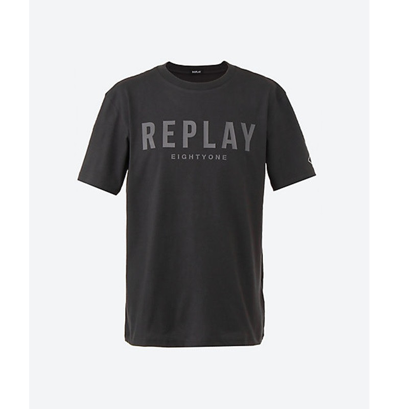 T-Shirt Męski Replay Czarny