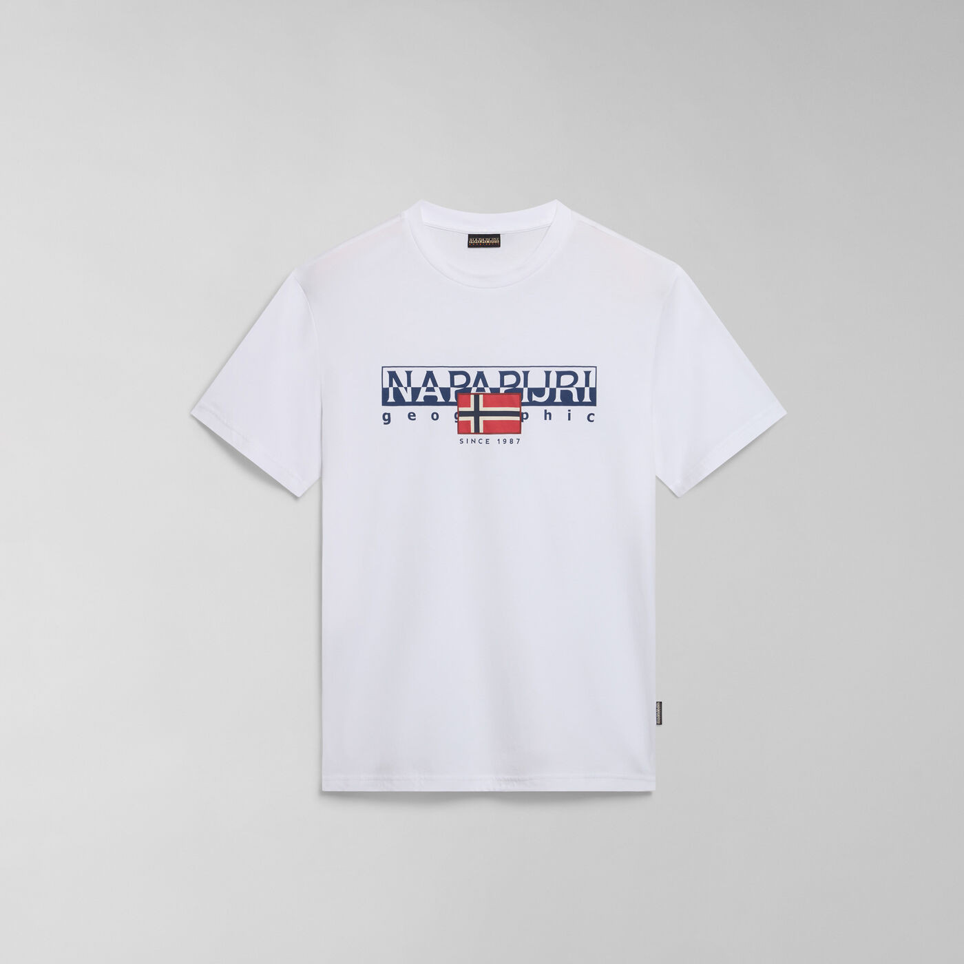 T-Shirt Męski Napapijri Biały