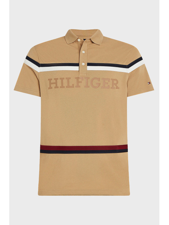 Polo Męskie Tommy Hilfiger Beżowy