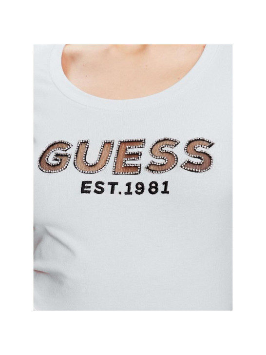 T-shirt Guess  Biały W3GI35J1300 G011