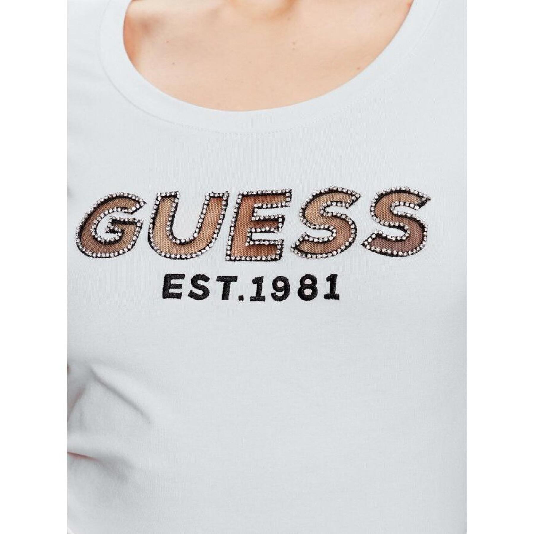 T-shirt Guess  Biały W3GI35J1300 G011