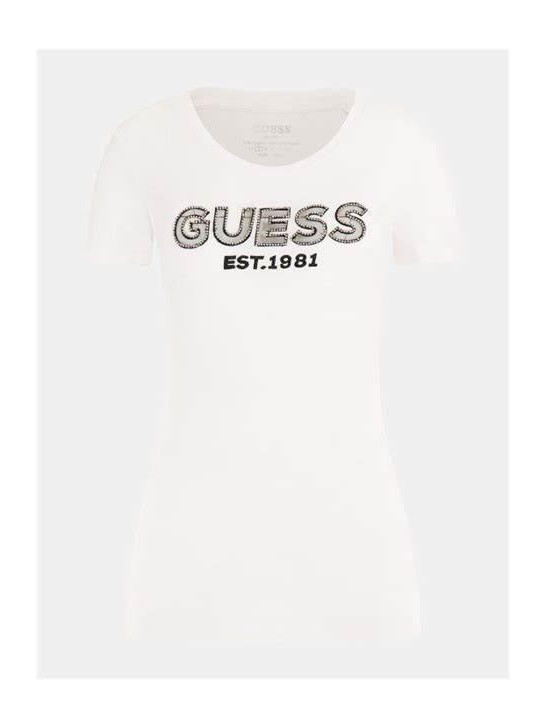 T-shirt Guess  Biały W3GI35J1300 G011