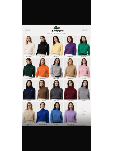 Lacosta Golf Damski nr 6 SZARY